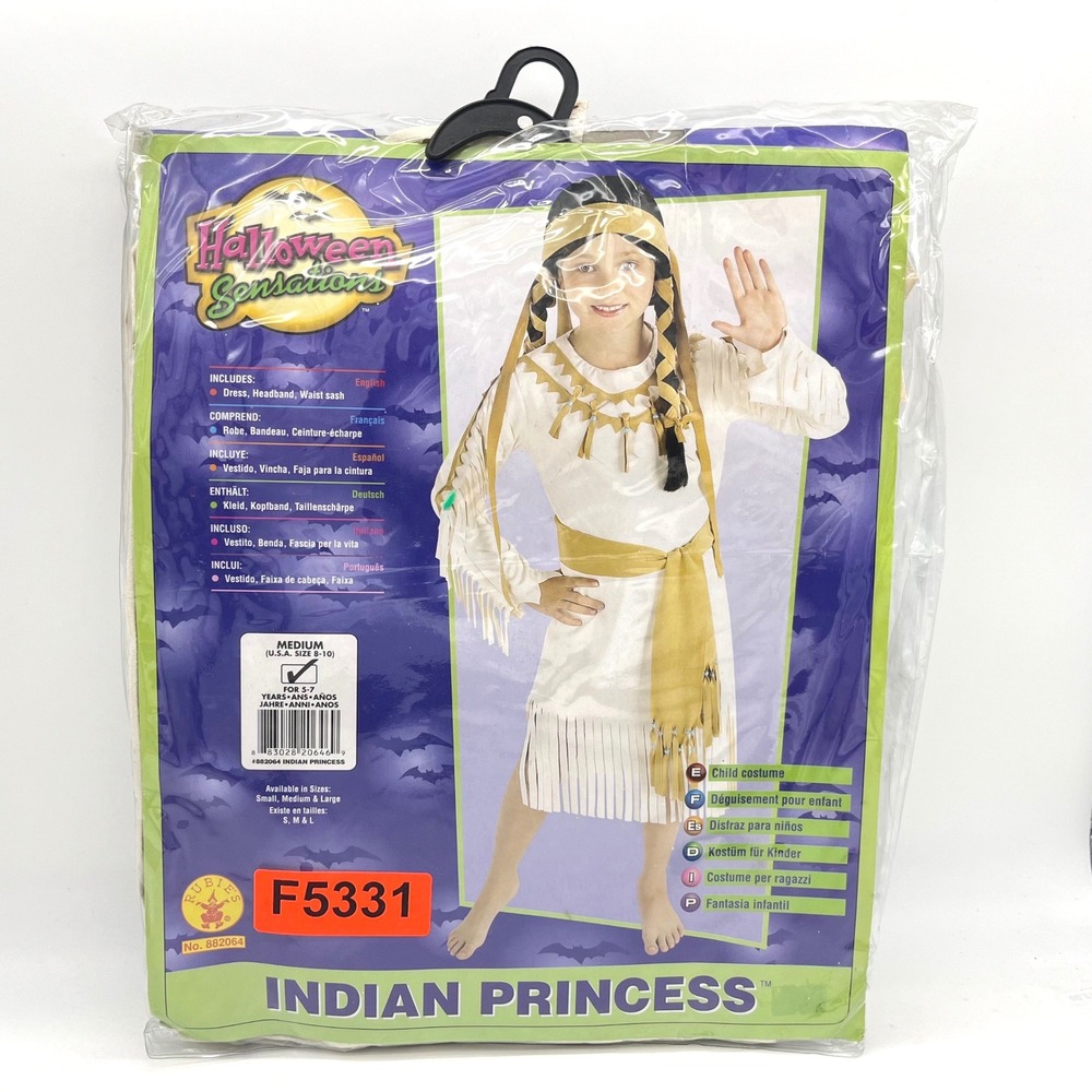 Rubies Halloween Sensations Native American Princess Costume Kids Medium 8-10